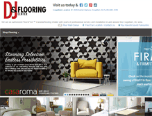 Tablet Screenshot of djflooringcentre.com